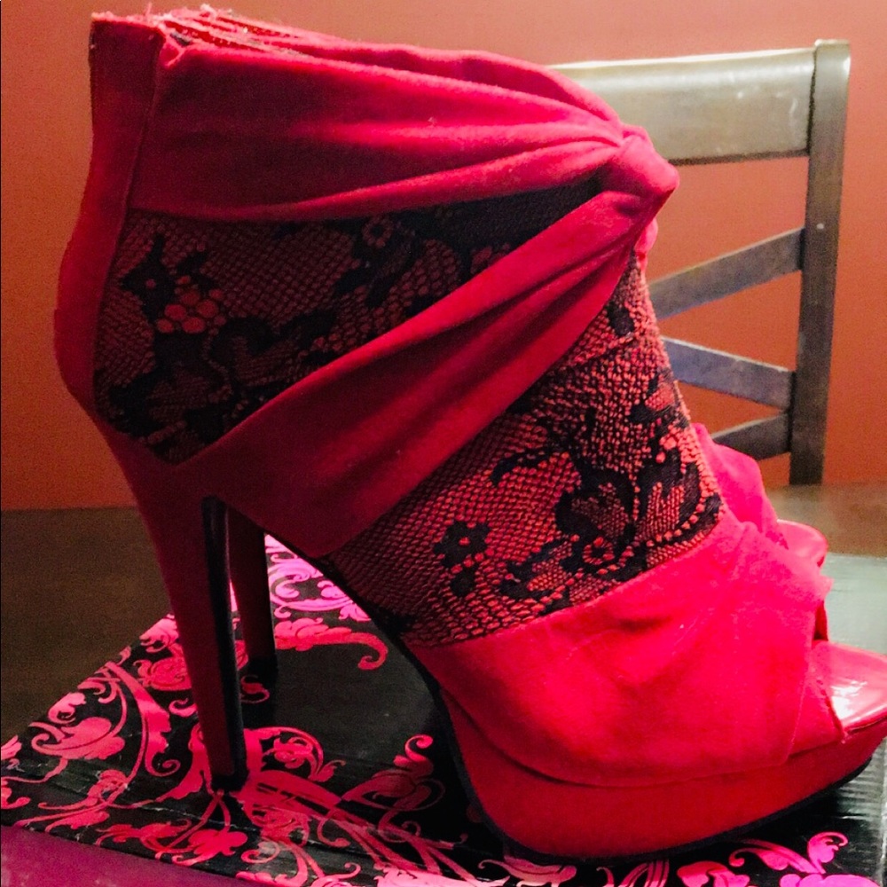Peep Toe Booties
